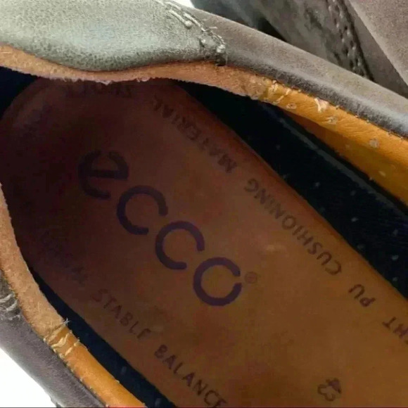 Ecco mens oxfords sz 43 9-9.5 leather hydro max main image 10